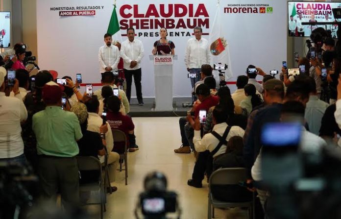 ‘’La frontera sur va a servir para emplear a los migrantes en un porcentaje considerable”; dice Claudia Sheinbaum