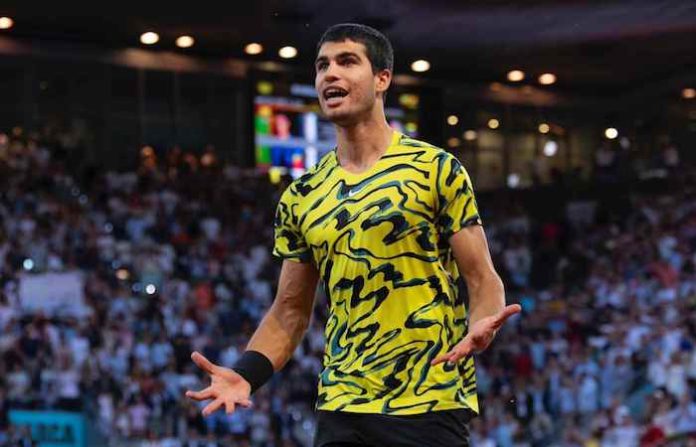 El campeón Alcaraz conoce su camino en la Caja Mágica