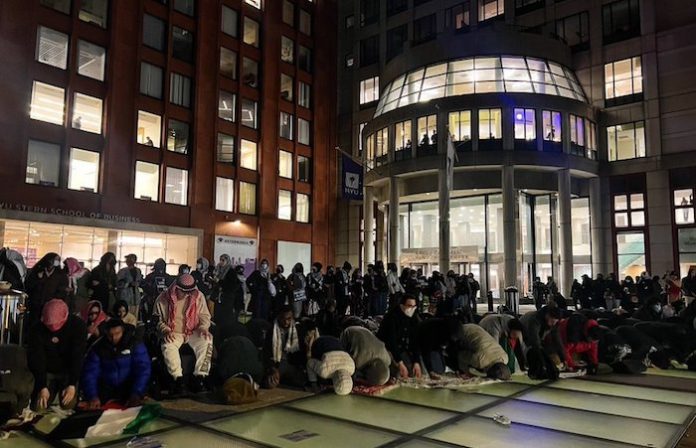 Trump califica como una “vergüenza” las protestas pro Palestina en universidades de EU