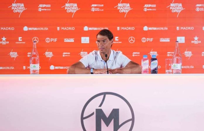 Nadal: “El apoyo de Madrid ha sido incondicional”