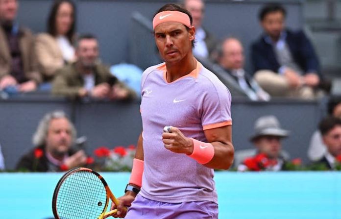 Nadal acelera ante Blanch y cruzará con De Miñaur en Madrid