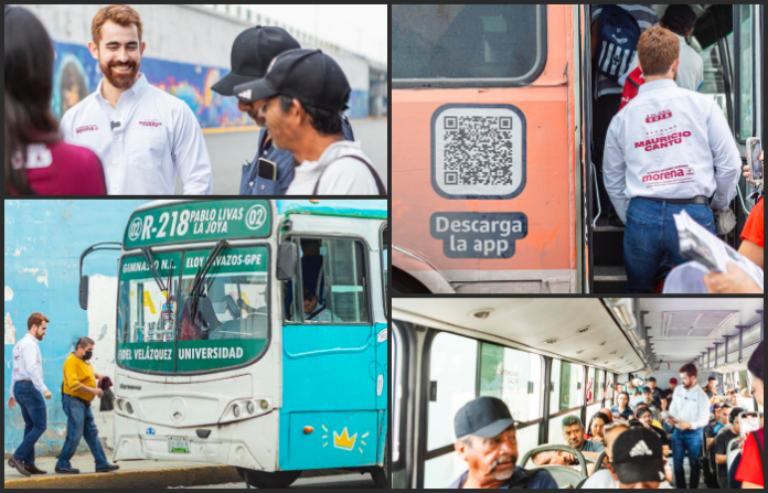Mauricio Cantú vive calvario del día a día como “ciudadano” común con el transporte público, dice que actuará para dar solución