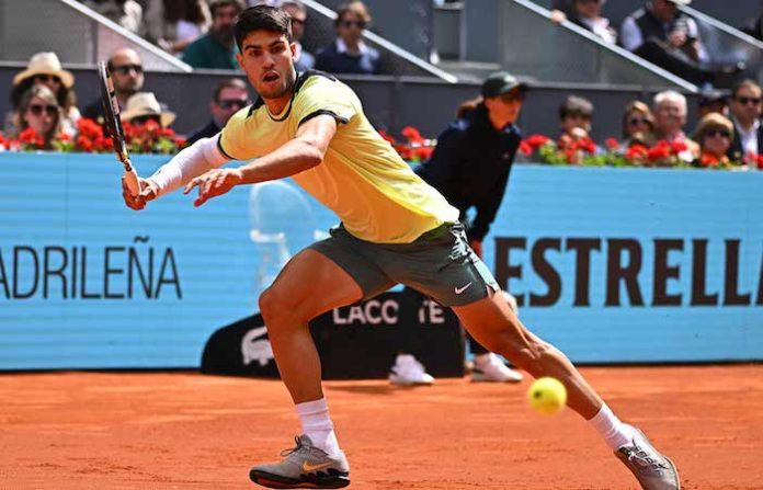 Alcaraz sigue recuperando fuerza en Madrid