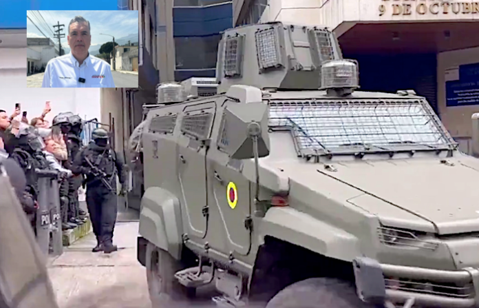 Condena Waldo Fernández asalto a la embajada de México en Ecuador