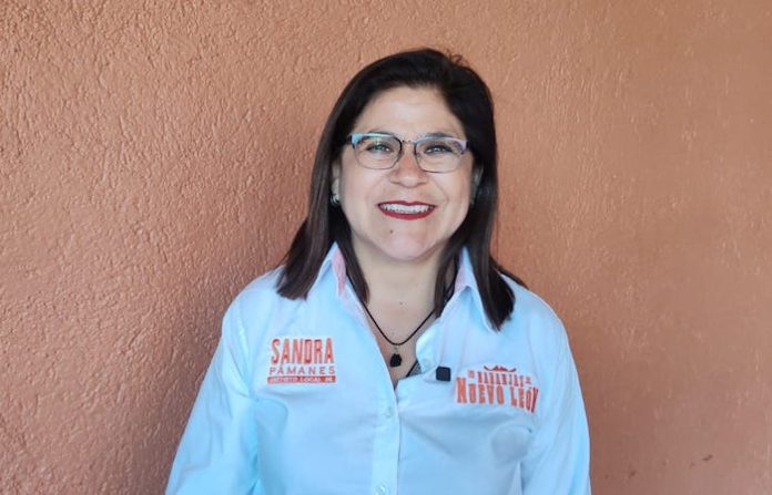 Acercamiento con regiomontanos día a día demuestran el apoyo a Movimiento Naranja: Sandra Pamanes