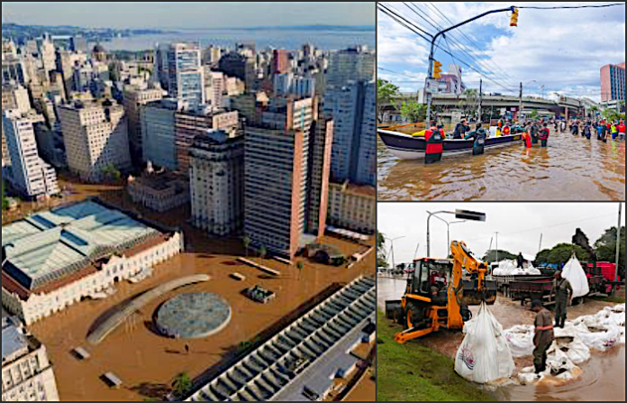 Asciende a 113 el número de muertos por las lluvias en el sur de Brasil