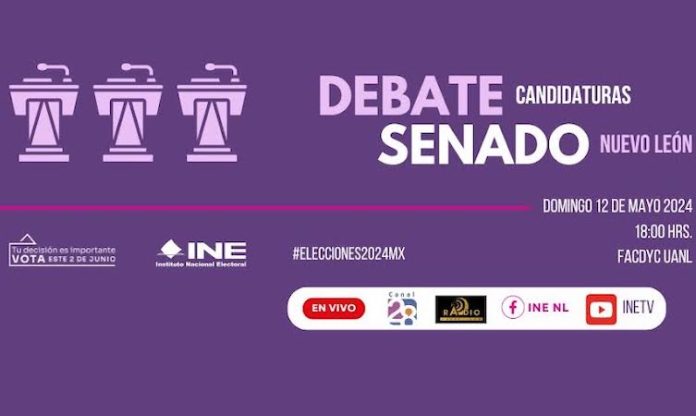 INE NL promueve contraste de ideas con realización de debate entre candidaturas al Senado