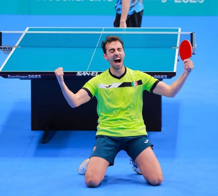 Marcos Madrid logra clasificación a París 2024 en Preolímpico de Tenis de Mesa