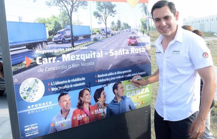 Reconstruirá César Garza la carretera Mezquital-Santa Rosa