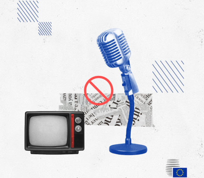 El veto a cuatro medios rusos de transmitir en la UE va en contra de libertad de expresión