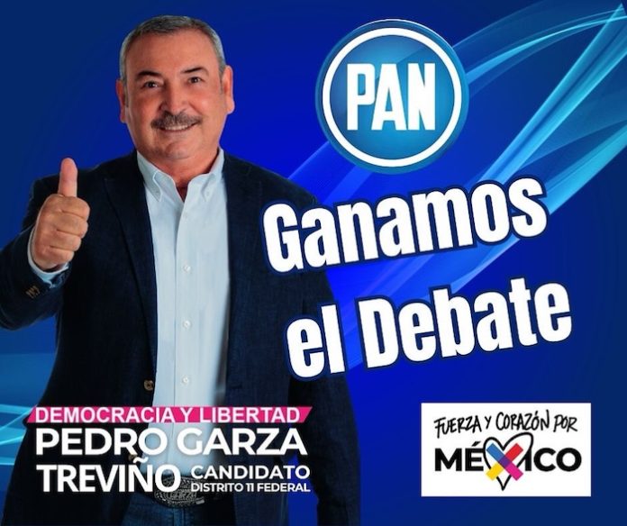 Pedro Garza extiende mensaje en razón del conflicto con la candidata de MC, Laura Paola López