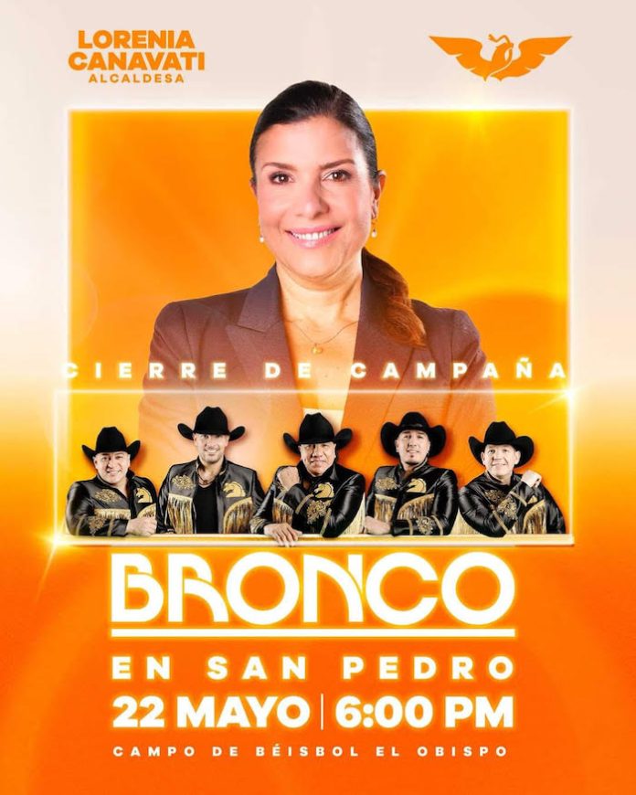 Tendrá Lorenia Canavati cierre de campaña muy “Bronco”