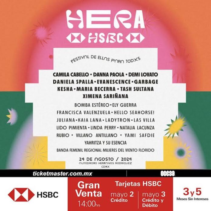 Hera HSBC: ¿Cuáles son los artistas y los precios del festival?