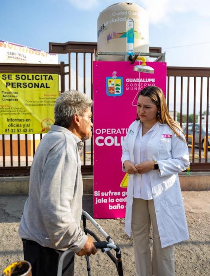 Previene Guadalupe golpes de calor con regaderas emergentes