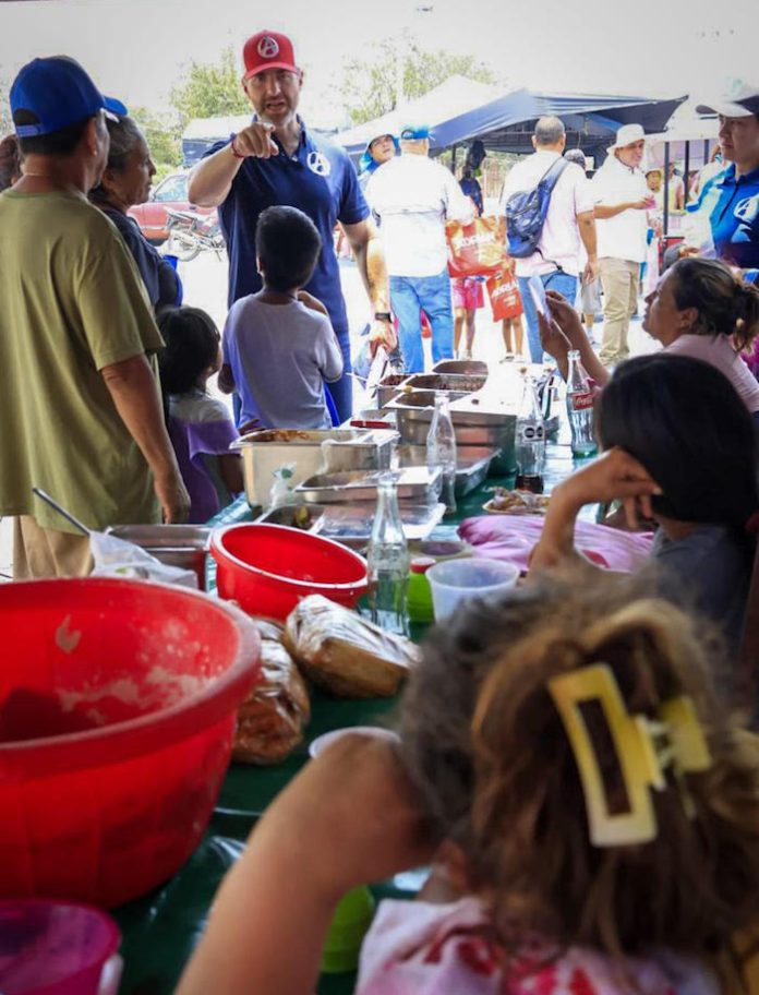 Realizan “Macro invasión” a favor de Adrián distintos candidatos aliados