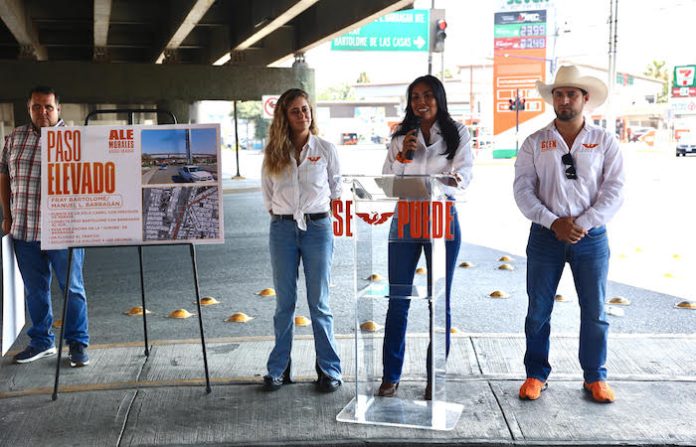 Ale Morales presenta solución para la Avenida Barragán en sus cruces con Topo Chico y Fray Bartolomé