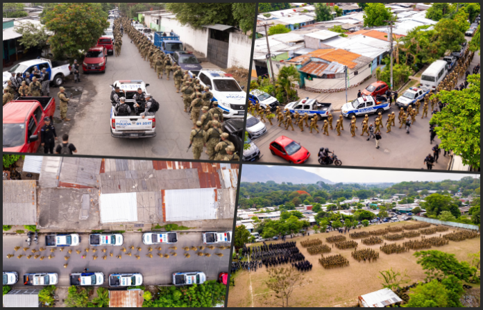 Bukele ordena cerco militar de populosas zonas del norte de la capital de El Salvador