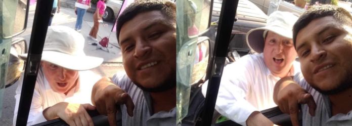 Videos: Cae “Madedito” de estribo de camión; sufre algunas lesiones