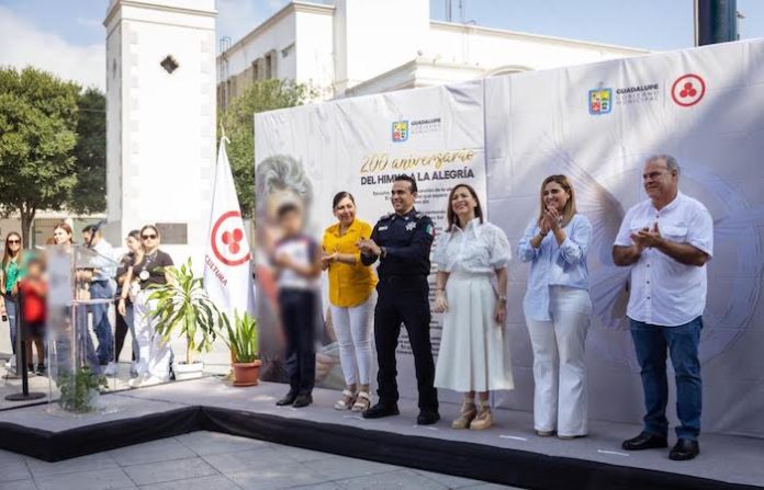 Fomentan en Guadalupe cultura cívica de la paz; celebran 200 años de “Himno a la Alegría”