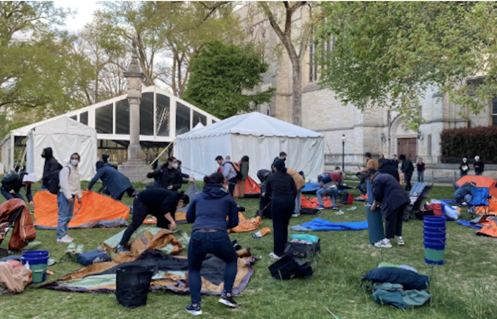 Estudiantes de Princeton inician huelga de hambre en solidaridad con Palestina