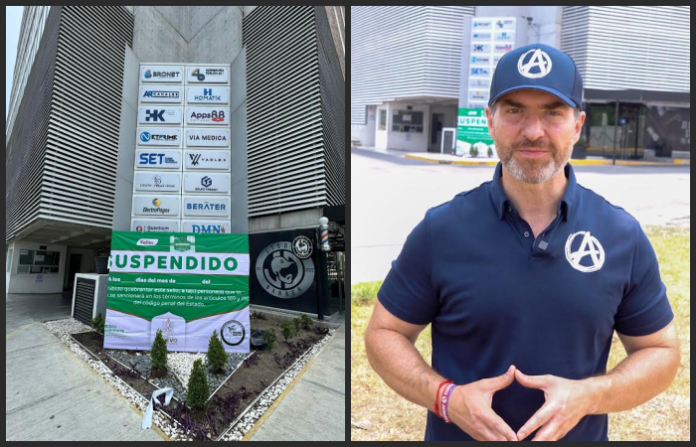 Adrián de la Garza denuncia retiro de publicidad y clausura de edificios donde estaba colocada