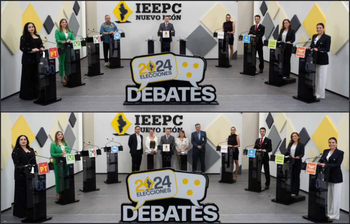 Debaten por la alcaldía de San Pedro Garza García; Mauricio abandona
