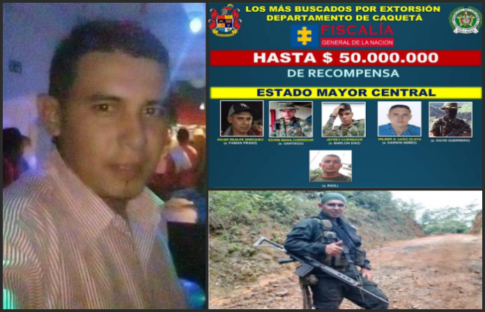 Ejército de Colombia captura a cabecilla de Estado Mayor Central (EMC)
