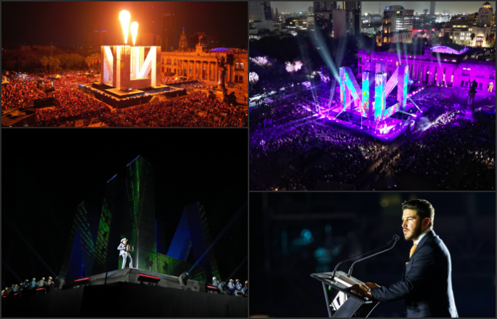 Nuevo León conmemora el bicentenario del Estado libre y soberano con velada y espectáculo multidisciplinario