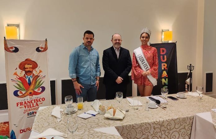 Presentan en Monterrey la Cartelera de la Feria Nacional Francisco Villa 2024 en Durango