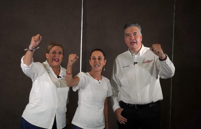 “Waldo Fernández y Judith Díaz van arriba en las encuestas, dice Claudia Sheinbaum