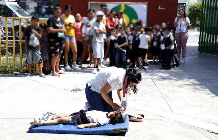 Aplica Escobedo cultura de la prevención en Jardín de Niños