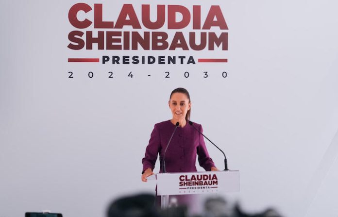 Virtual presidenta electa de México pide a inversores que no teman a una reforma judicial