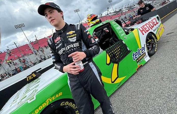 Atrapa Pérez de Lara notable top-10 en su debut en NASCAR Truck en Madison
