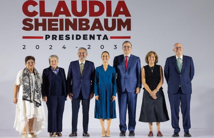 Video: Virtual presidenta electa mexicana Sheinbaum presenta primeros 6 miembros de su Gobierno