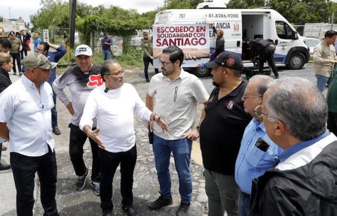 Envía Escobedo apoyo a Santiago tras paso de Alberto
