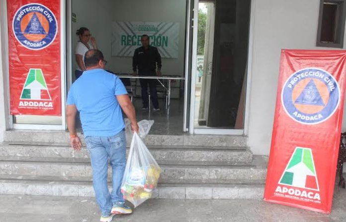 Abre Municipio de Apodaca centros de acopio para afectados por Tormenta Tropical Alberto