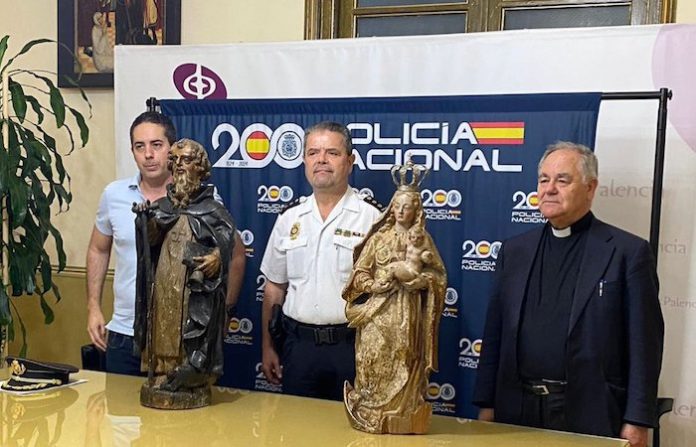 Recuperan en España dos obras de arte sacro robadas en 2016