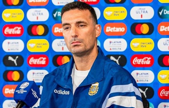 Conmebol suspende un partido a Lionel Scaloni por volver tarde al campo