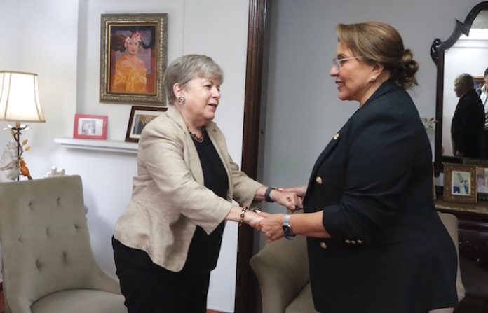 Alicia Bárcena llega a Honduras para acto por 15 años de resistencia antigolpista