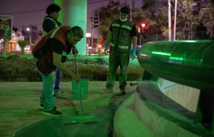 Continúan trabajos en paso deprimido de Av. Las Américas en Guadalupe