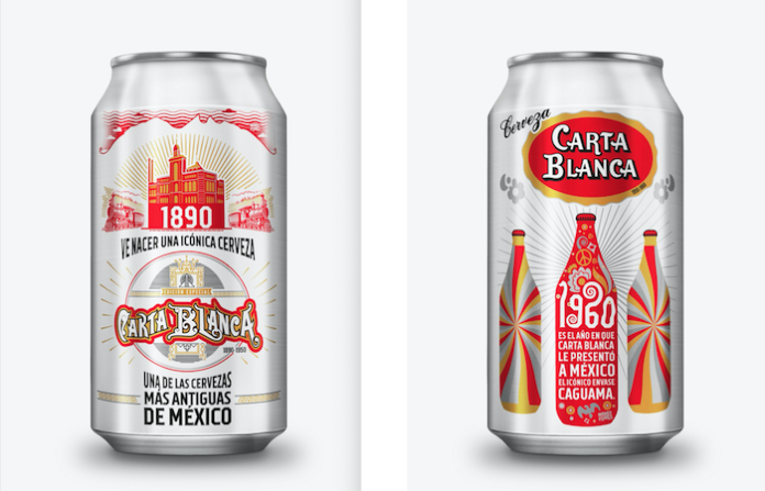 Festeja Carta Blanca 130 Aniversario con edición especial de latas