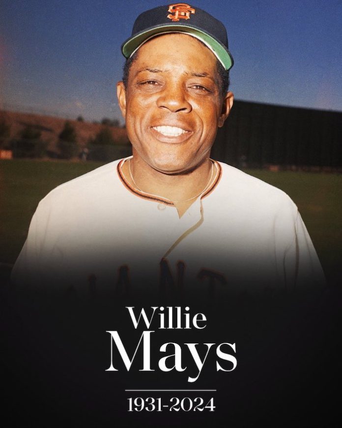 De luto el béisbol: murió Willie Mays, el más grande de la historia
