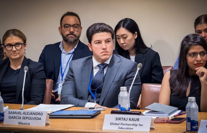 Continúa Samuel García su participación en el Foro Político de Alto Nivel 2024 en Nueva York