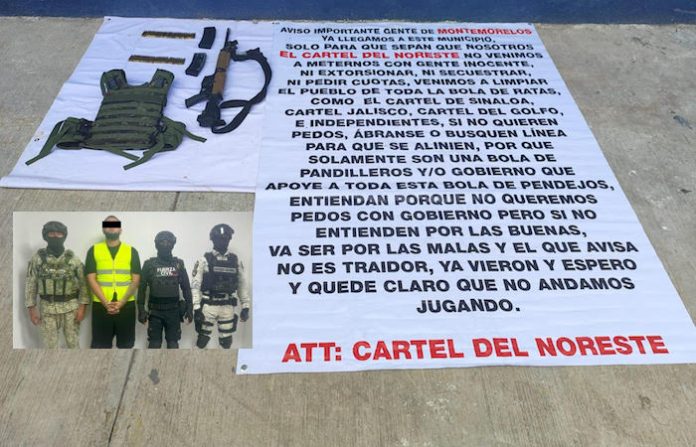 Arrestan a joven armado en Monterrey