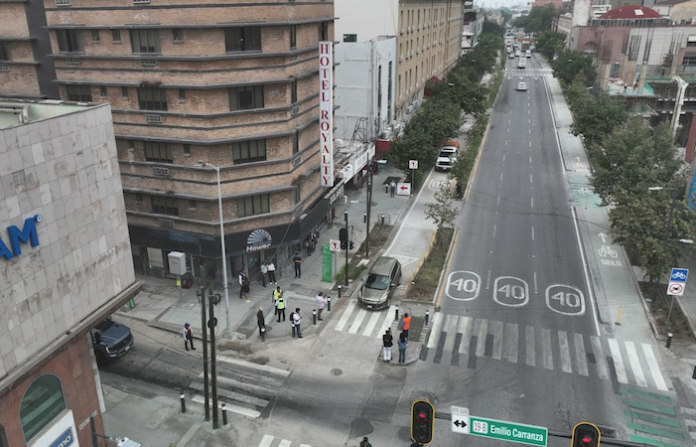 Abren contraflujo vehicular en Corredor Verde de Ocampo
