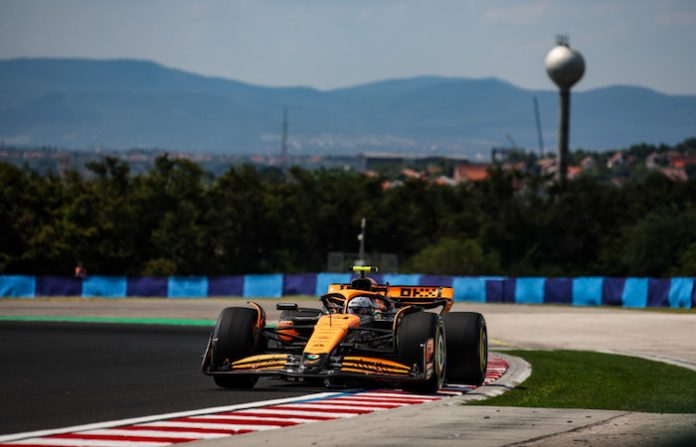 Norris es el más rápido en la FP2 por delante de Verstappen