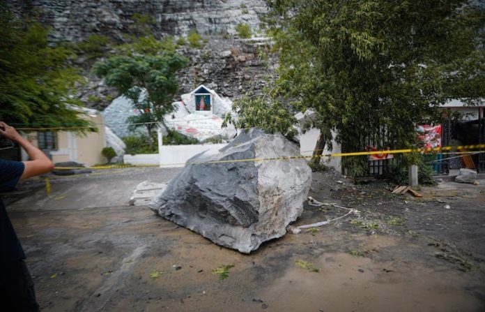 Alerta por riesgo de deslaves en zonas cercanas al Topo Chico