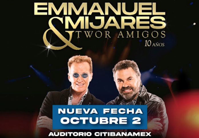 Emmanuel y Mijares extienden su gira “Two’r Amigos” por México