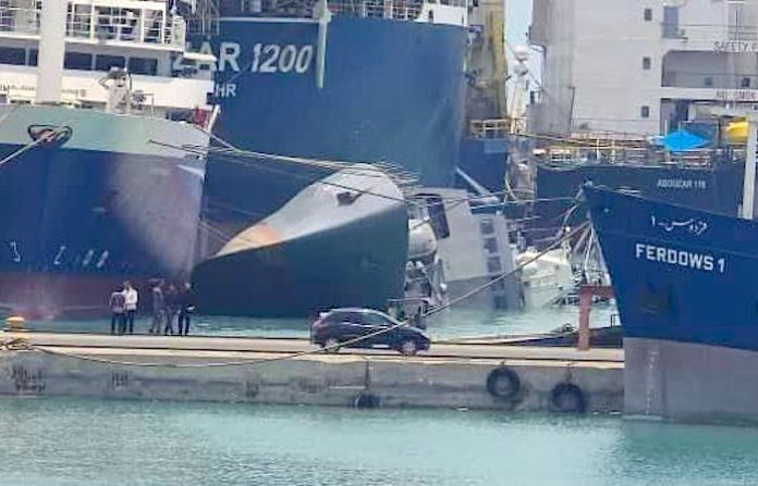 Varios heridos tras un accidente de un destructor iraní en el golfo Pérsico