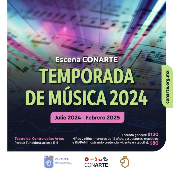 Presenta CONARTE su cartelera de Temporada de Música 2024
